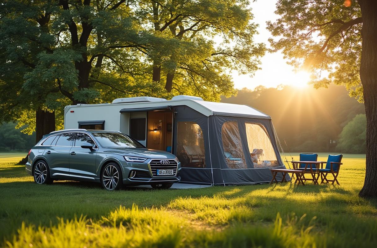 Comment choisir une assurance auto adaptée à une Audi utilisée en camping-car ou caravane